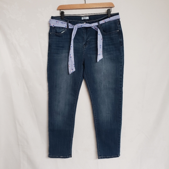 Kensie Denim - Kensie Jeans With Bandana Belt